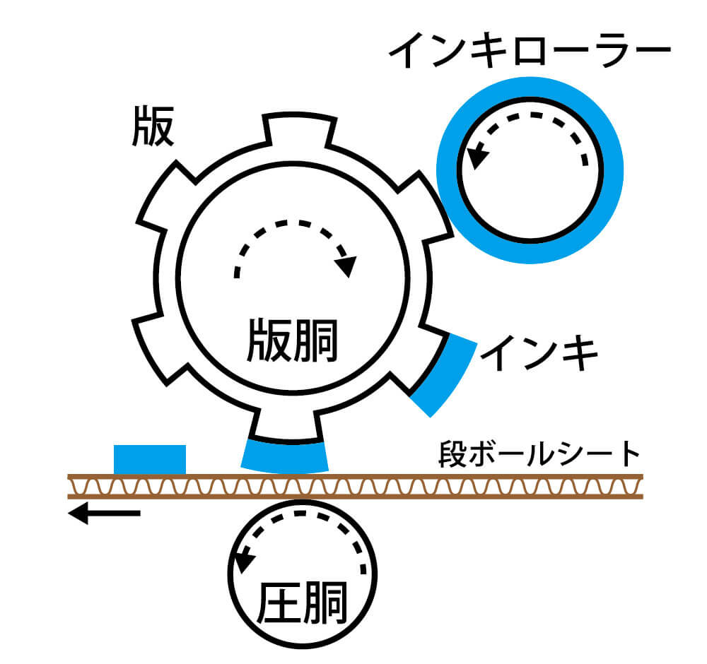 フレキソ印刷のしくみ