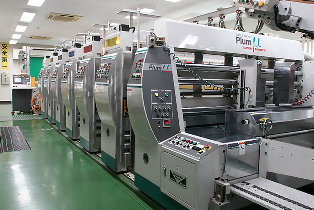 フレキソ6色印刷機